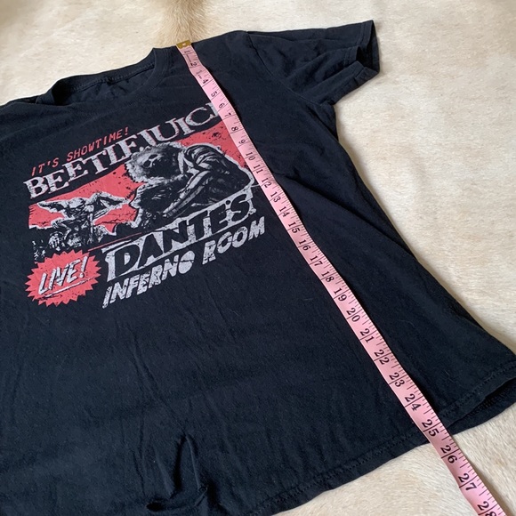 MENS Aged BEETLEJUICE MOVIE "Its Showtime @ Dantes Inferno Room” - Picture 8 of 8